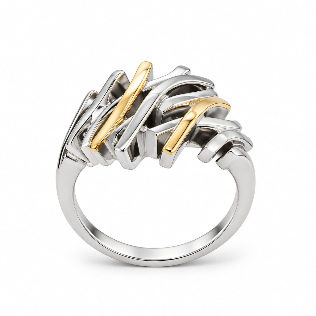 Sterling silver ring by Joryel Vera, style R7401