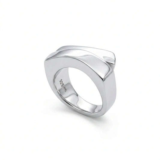 Sterling silver ring, style R2855