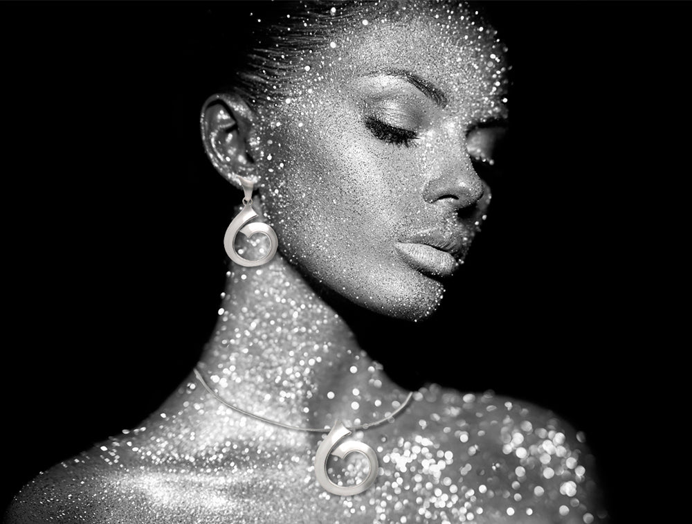 Sterling silver jewelry set by Joryel Vera