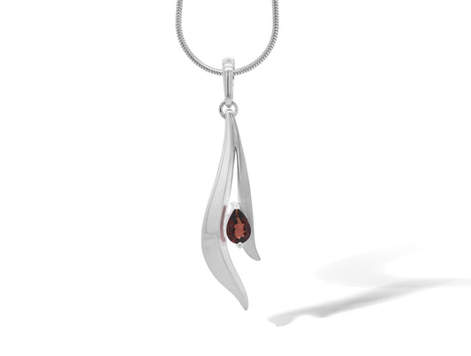 Amethyst and Blue Topaz pendant in sterling silver by Joryel Vera, style P7326