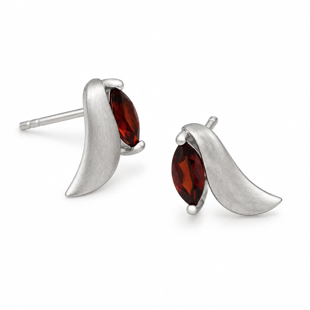 Amethyst and Blue Topaz earrings in sterling silver, style E9290 - view 3