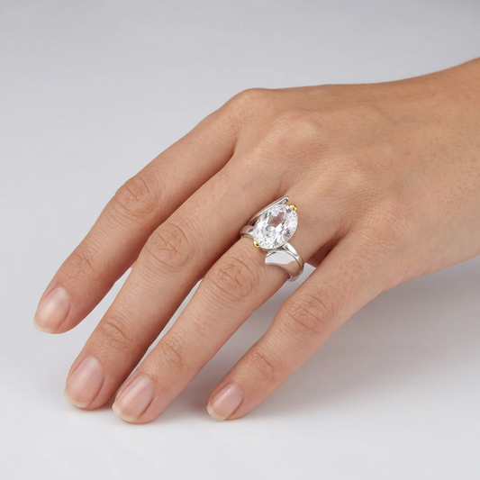 Gemstone Ring in 925 Sterling Silver
