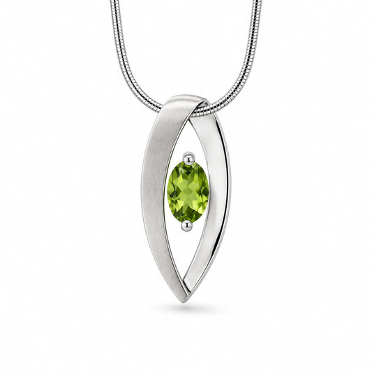 Amethyst and Blue Topaz pendant in sterling silver, style P7320 - view 2
