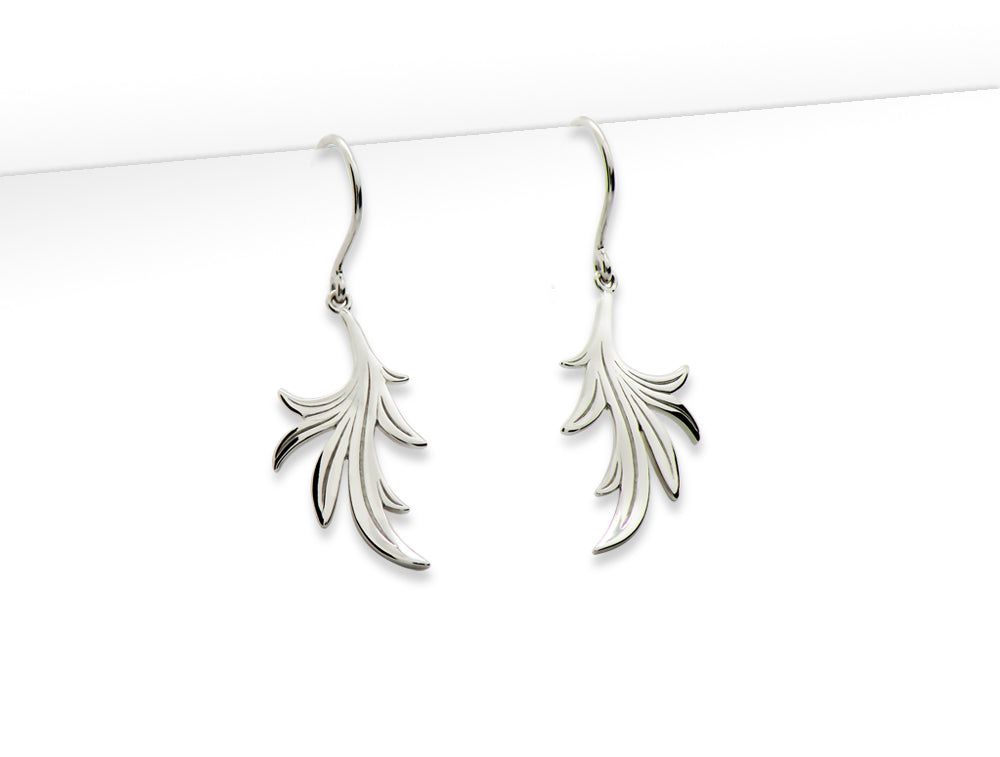 Sterling silver earrings, style E9346