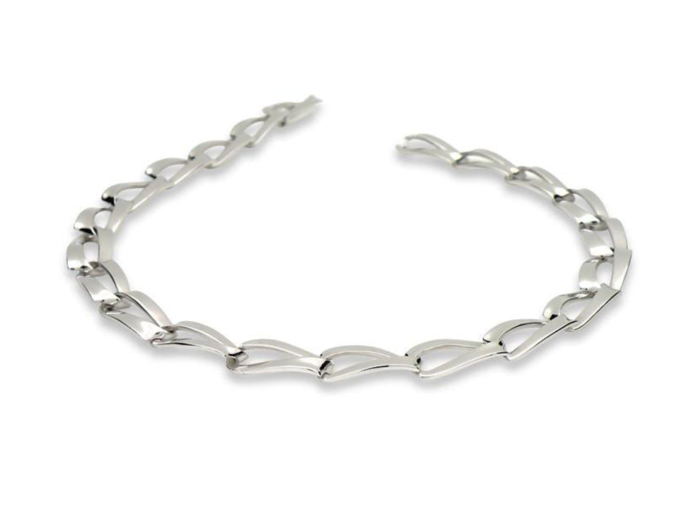 Sterling silver necklace, style N1177