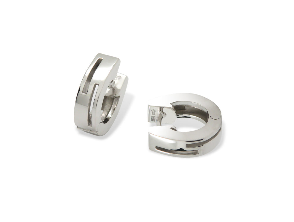 Sterling silver earrings, style E2567 - view 2
