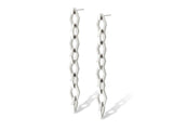 Unique Silver Link Earring E3128 - Earring