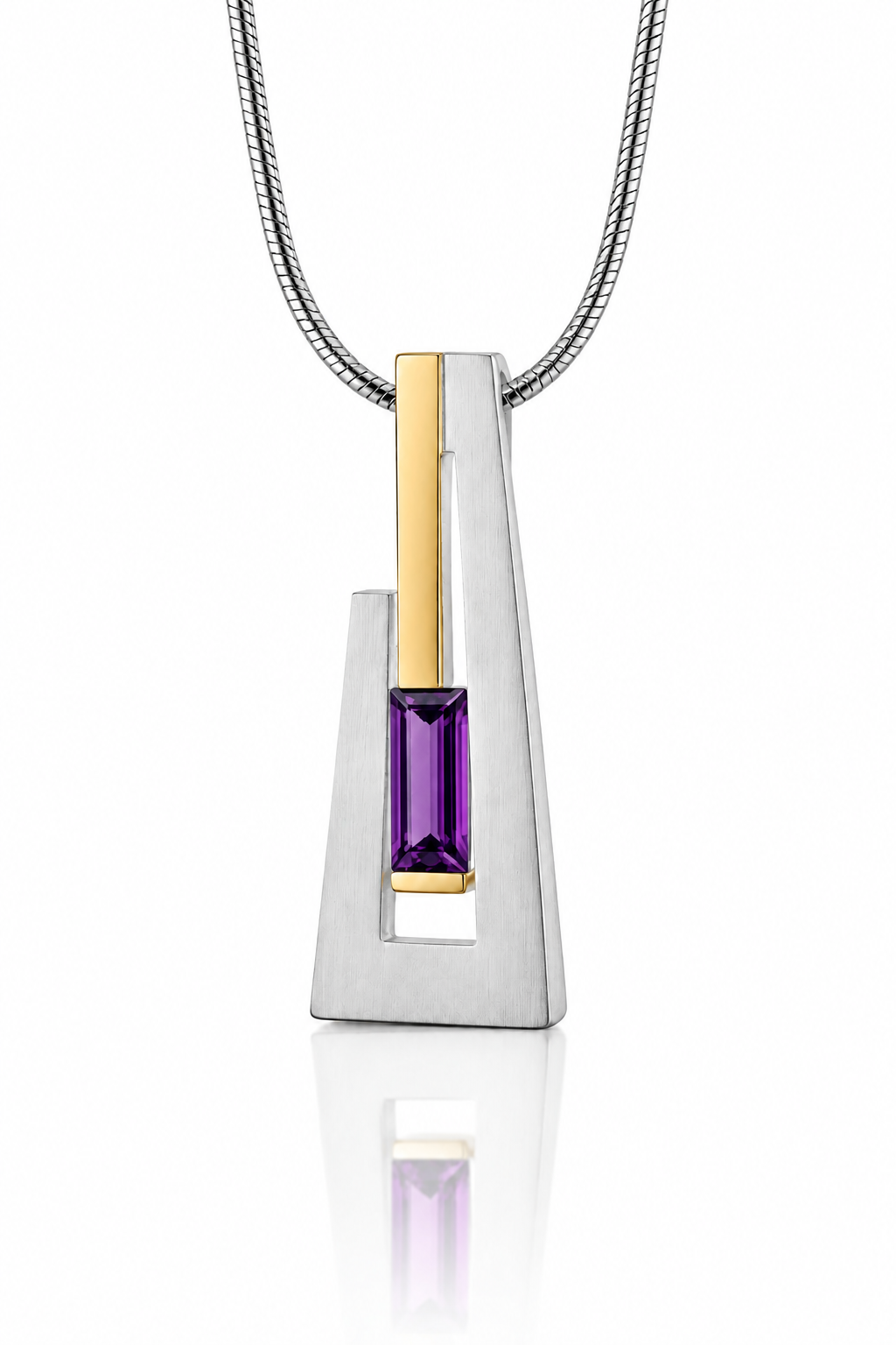Unisex Gemstone Pendant in 925 Sterling Silver | P7313 - view 9