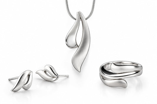 Sterling silver jewelry set