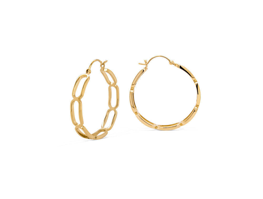 Silver Paperclip Earring E17692 - E17692 - earring