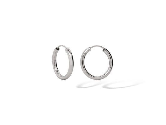 Silver Hoop Earring E14561