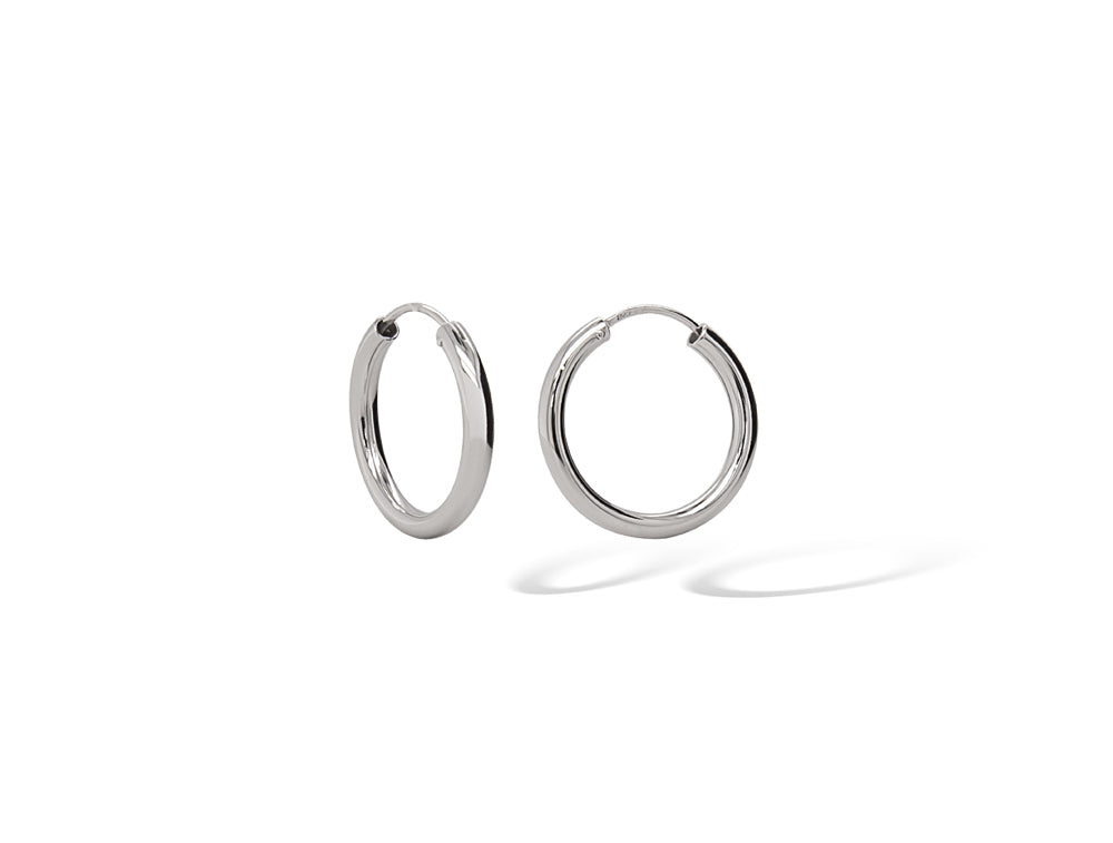 Silver Hoop Earring E14561 - E14561 - earring