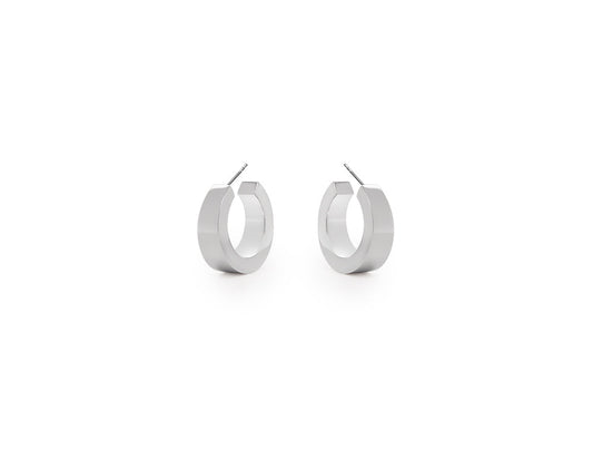 Silver Hoop Earring E7949 - Joryel Vera Jewelry