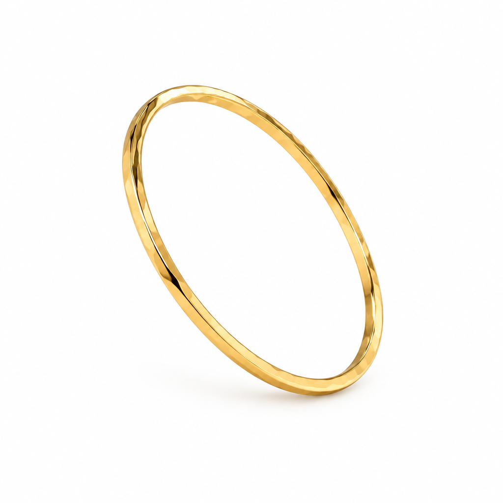 Silver Bangle Bracelet in 925 Sterling Silver | BA889