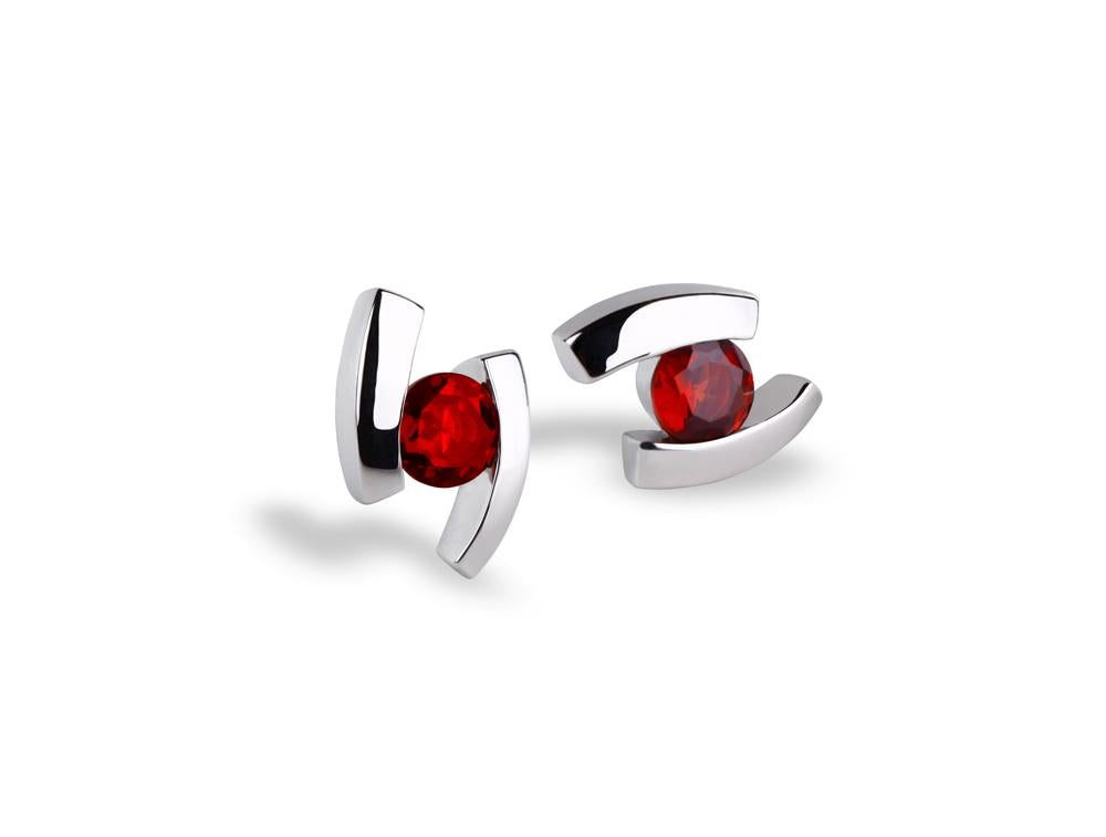 E3059 GARNET EARRING - Charizzma Jewelry