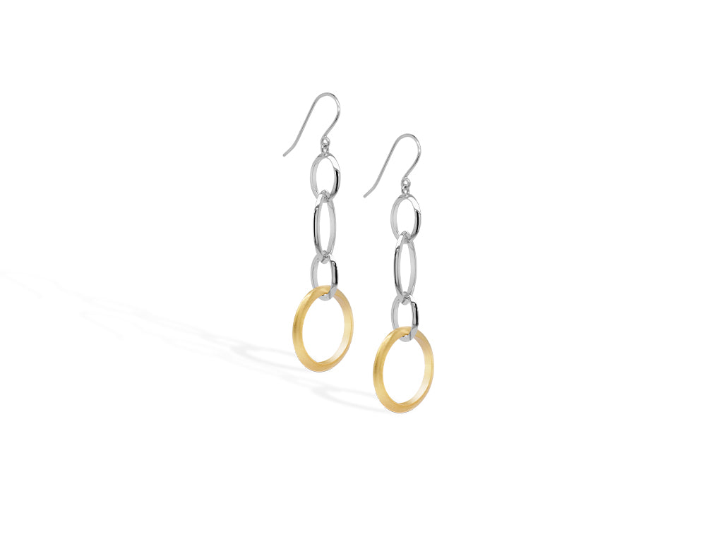 Chain Link Earring E3435 - Earring