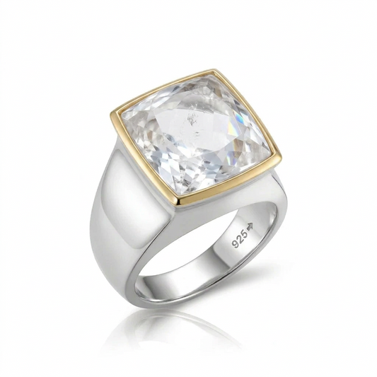 Unisex Gemstone Ring in 925 Sterling Silver | R4587