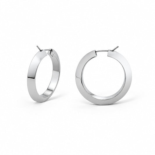 Sterling silver earrings, style E19015