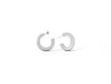 Silver Hoop Earring E7951 - 1 Piece - earring