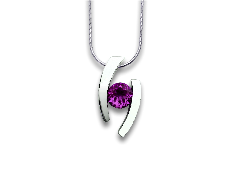 P2691  GARNET Pendant - Charizzma Jewelry