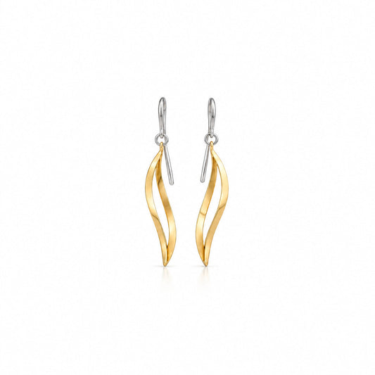 High Polish Silver Earrings in 925 Sterling Silver | E9332