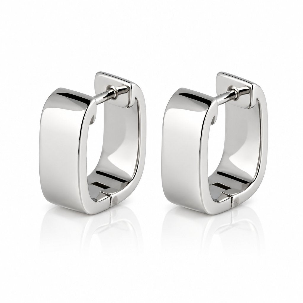 Sterling silver earrings, style E2399