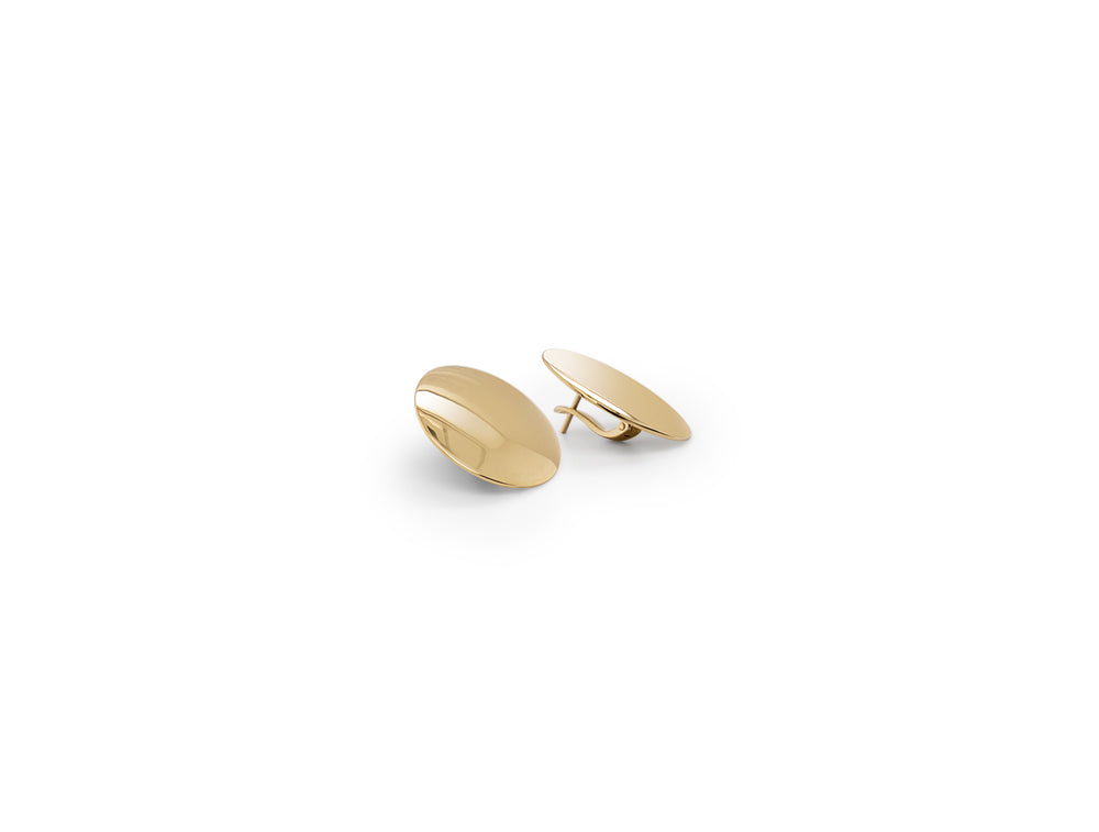 High Polish Clip Earring E18593 - Joryel Vera Jewelry