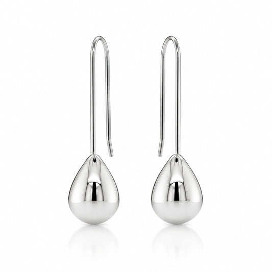 Sterling silver earrings, style E21866