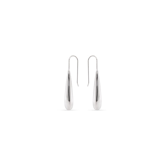 Hight Polish Silver Earring E21867