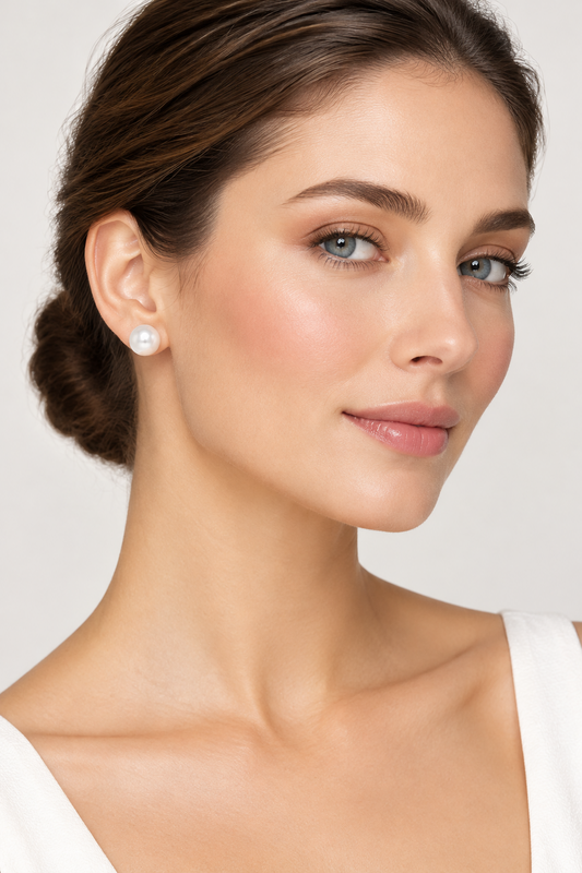 Cultured Pearl Earrings in 925 Sterling Silver | E8461