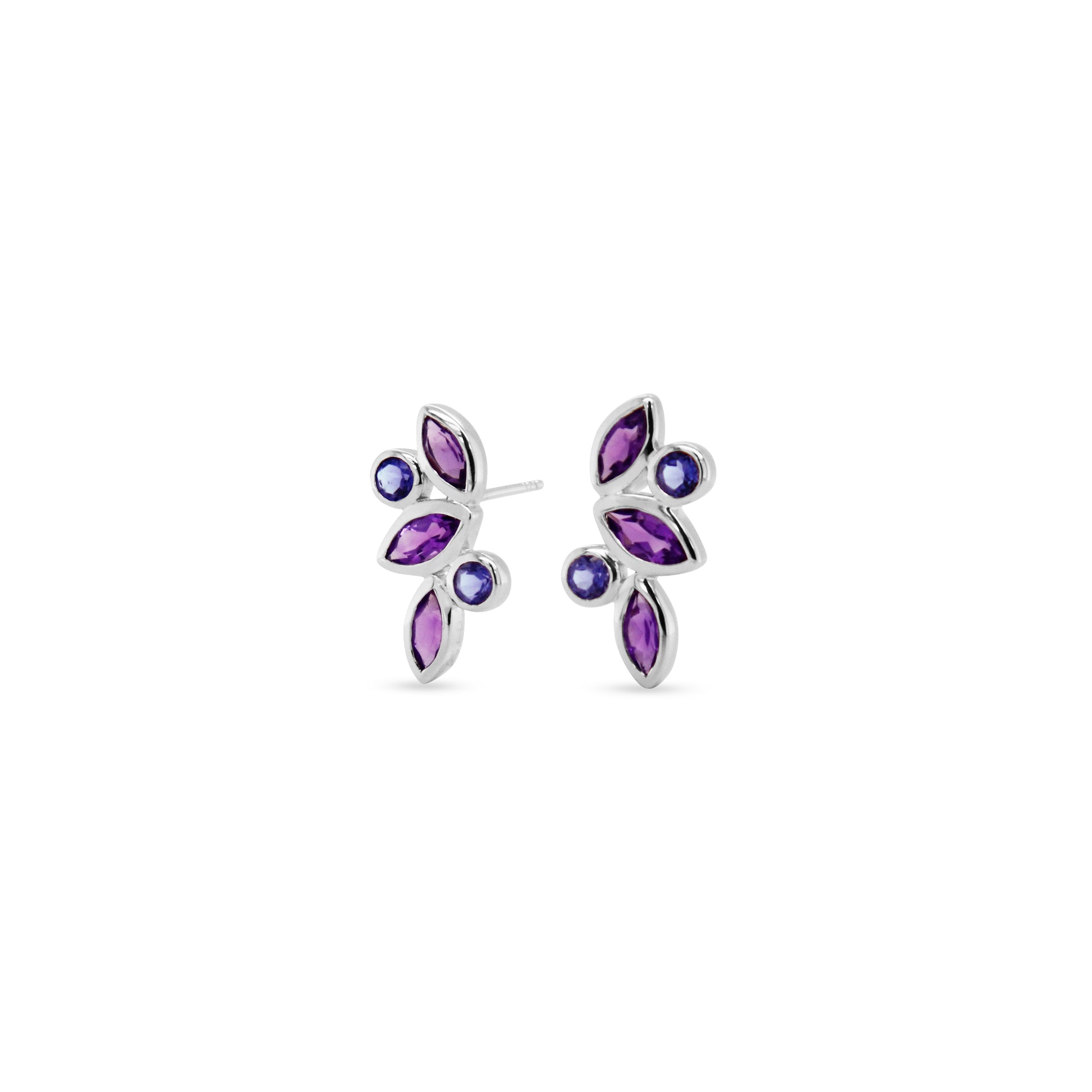 Multi Gemstone Earring E4205 - Joryel Vera Jewelry