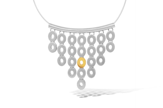 Sterling silver necklace, style P4864