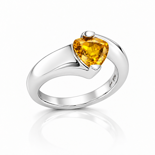 Contemporary Gemstone Ring in 925 Sterling Silver | R6977 - view 3