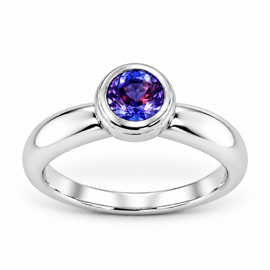 Gemstone Ring in 925 Sterling Silver