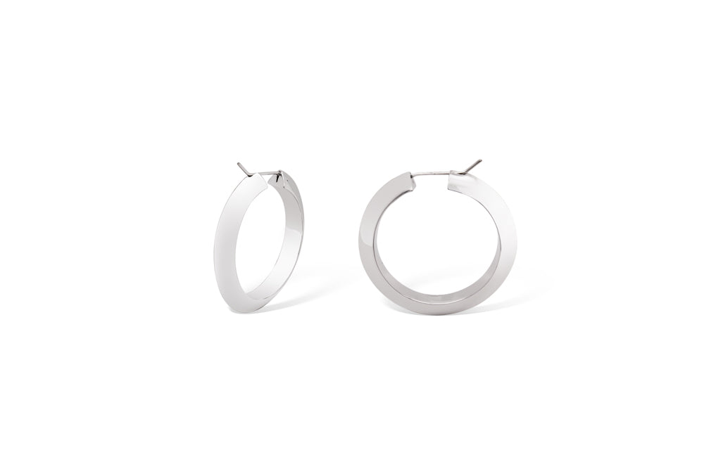 Silver Hoop Earring E19009