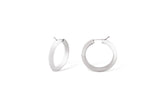 Silver Hoop Earring E19009