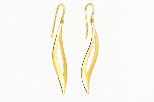 Sterling silver earrings, style E9319