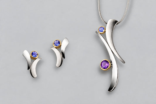 Sticks & Stones Collection Jewelry Set in 925 Sterling Silver | Set P27