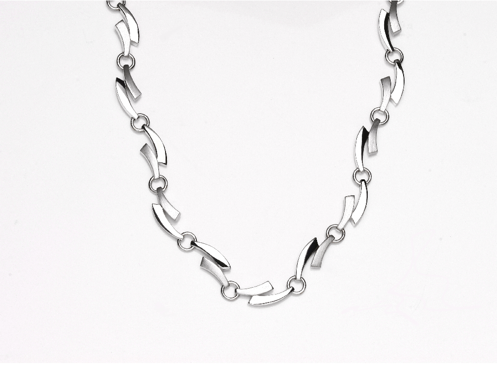 Silver Necklace N1340 - Necklace