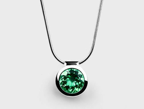 P2760 12mm BLUE TOPAZ Pendant - Charizzma Jewelry