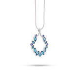 P16518 Multi Color Gemstone Pendant