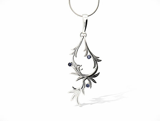 Natures Gemstone Pendant in 925 Sterling Silver | P7324