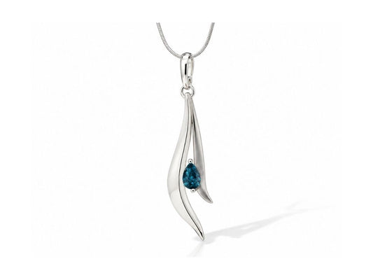 Gemstone Fashion Pendant in 925 Sterling Silver | P7326