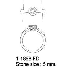 Opal and Rhodolite Garnet ring in sterling silver by Joryel Vera, style R1868 - view 3