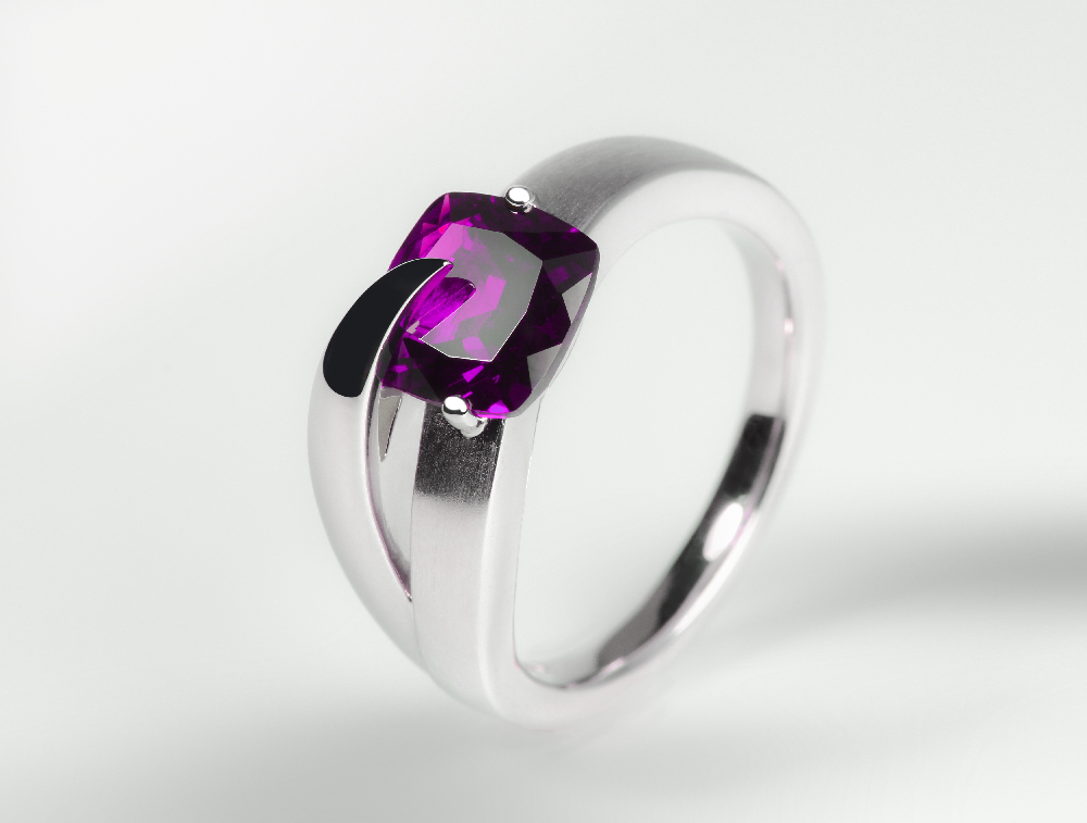 R5825 BLUE TOPAZ RING - Charizzma Jewelry