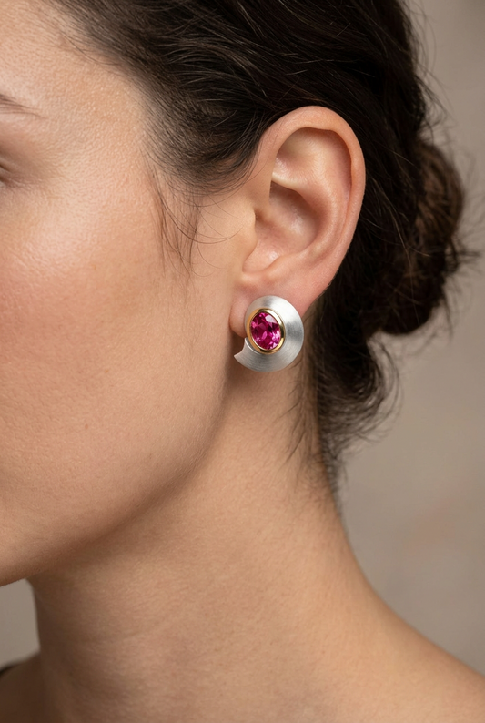 Wave Earrings in 925 Sterling Silver | E9337