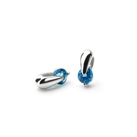 E2256 EXCLAMATION POINT GEMSTONE EARRING