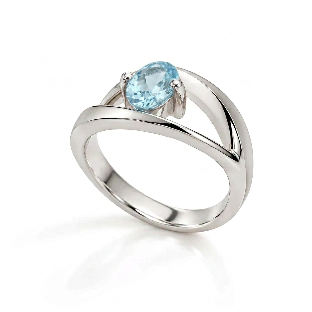Oval Gemstone Ring in 925 Sterling Silver | R6986