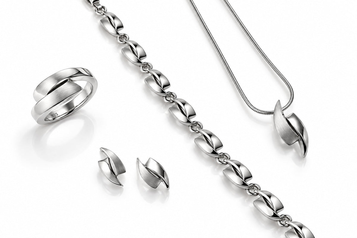 Sterling silver jewelry set