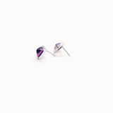 E4566 SPECIAL CUT AMETHYST EARRING